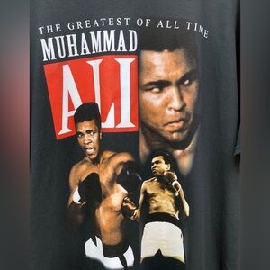 Muhammad Ali “The Greatest of All Time” Graphic T-Shirt Black New Authentic 2XL